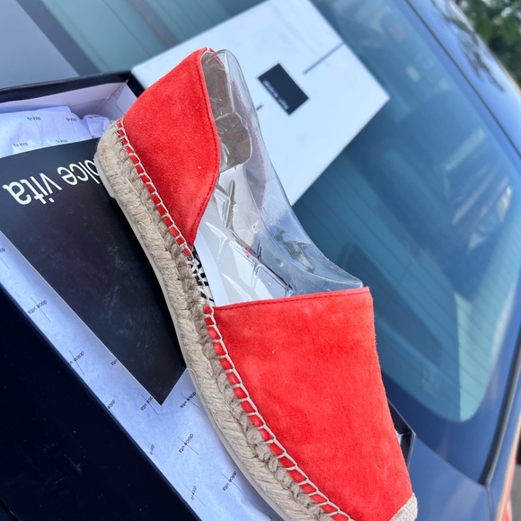 Dolce Vita Women’s Ciara Espadrilles, flat, Tiger Lily Suede. Size 8 New. - Picture 2 of 2